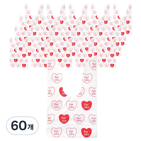 러블리 미니 포장 구디백, 포유, 60개