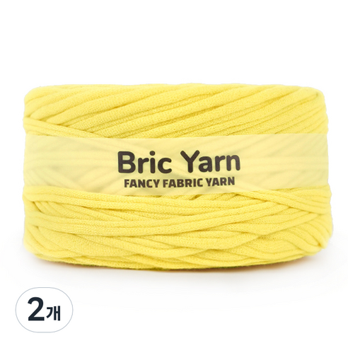 쎄비 브릭얀 뜨개실 300g, 512 체다 옐로우, 2개