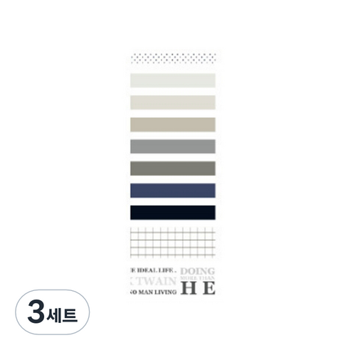 온업 DIY 다이어리 꾸미기 테이프 세트 ST25, 타입4, 3세트