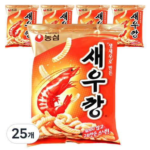 농심 새우깡, 90g, 25개