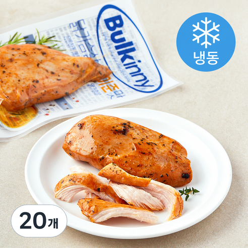 [로켓프레시] 벌키니 닭가슴살 케이준맛 (냉동), 100g, 1개입, 20개