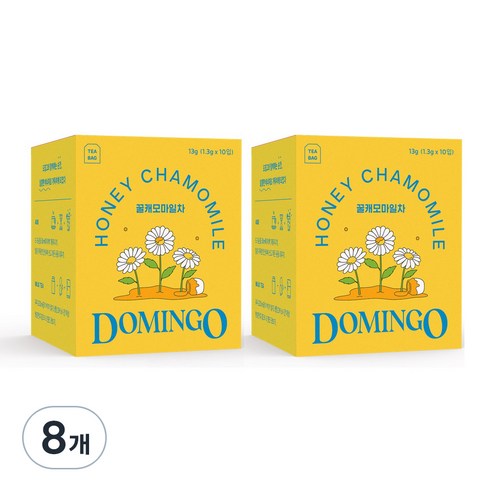 도밍고 꿀캐모마일차, 10개입, 8개