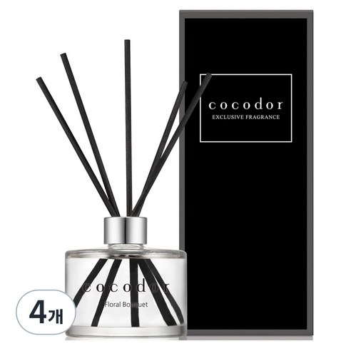 코코도르 디퓨저, 플로랄부케, 200ml, 4개