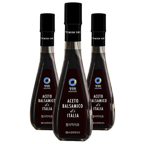 청정원 발사믹식초, 350ml, 3개
