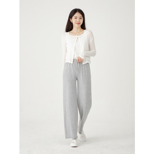 캐럿 여성용 솔리드 라운지 팬츠: 편안한 휴식을 위한 필수 아이템