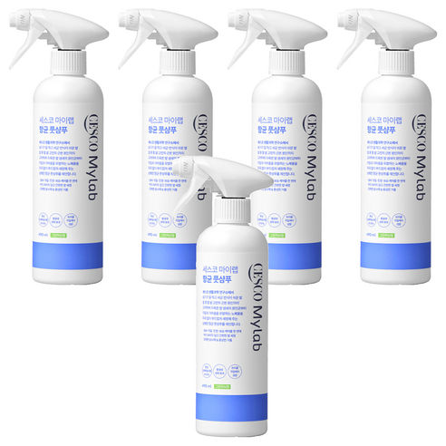 세스코마이랩 항균 풋샴푸, 1개입, 5개, 490ml