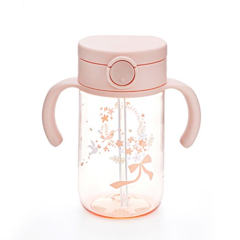 릿첼 아스타 빨대컵 320ml, 1개, 코럴핑크