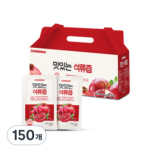 참앤들황토농원 맛있는 석류즙, 70ml, 150개