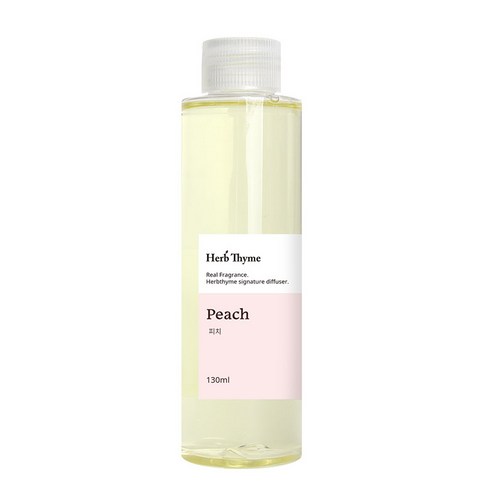허브타임 디퓨저 리필, 피치, 130ml, 1개