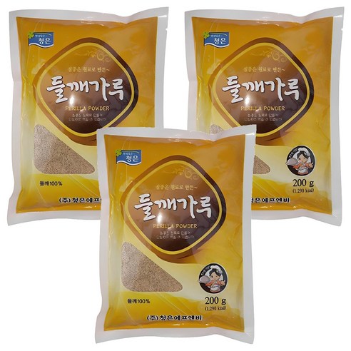 청은 들깨가루, 3개, 200g