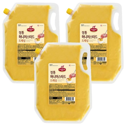 쉐프원 정통 허니머스타드 드레싱, 3개, 2kg