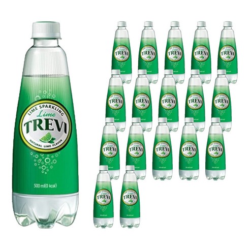 트레비 라임 탄산음료, 500ml, 18개
