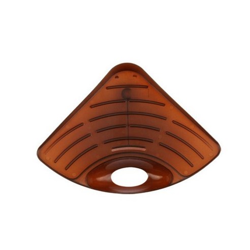 싱크대 삼각 모서리 선반 18 2pcs, 브라운