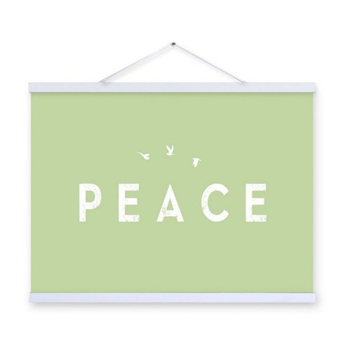 인테리어포스터10 peace, 그린