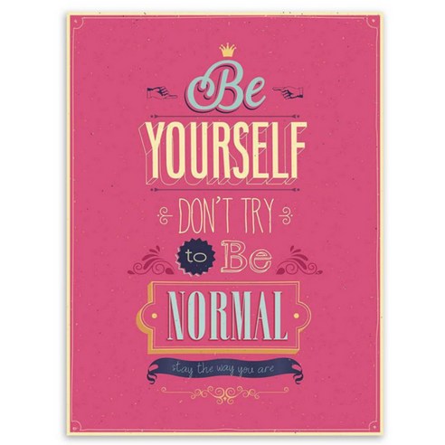 인테리어포스터3 be yourself
