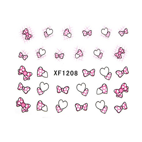 허니걸 워터데칼, XF1208, 11개