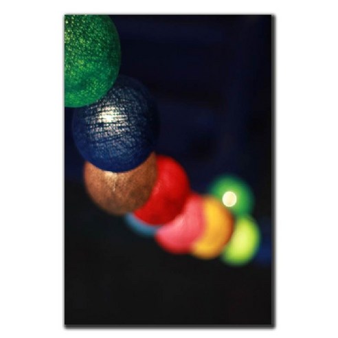 파랑디자인 캔버스 액자 - 사진, 형형색색 조명