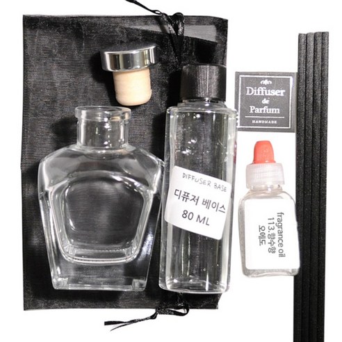 디퓨저KIT, 113.향수향-오에도, 100ml, 라이거투명
