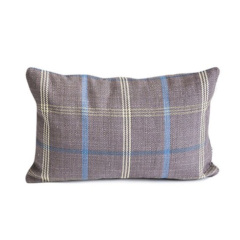 까사에 쿠션커버 Tartan Check, 브라운/블루