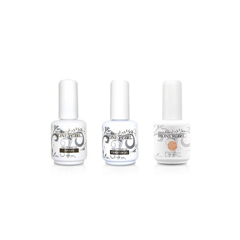허니걸 트리플젤네일세트, 펄딤벌리우드, 15ml