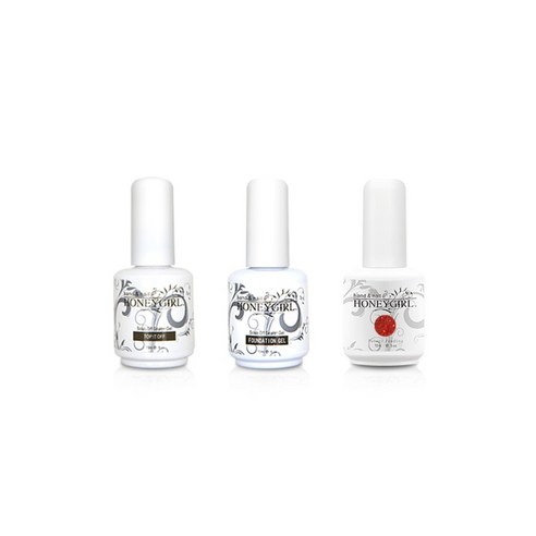 허니걸 트리플젤네일세트, 펄루비, 15ml