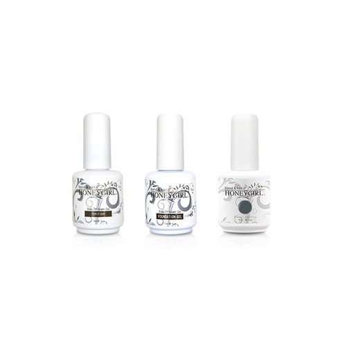 허니걸 트리플젤네일세트, 모노덤블딤그레이, 15ml