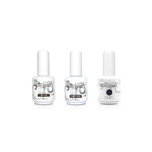 허니걸 트리플젤네일세트, 클럼매츄얼퍼플, 15ml