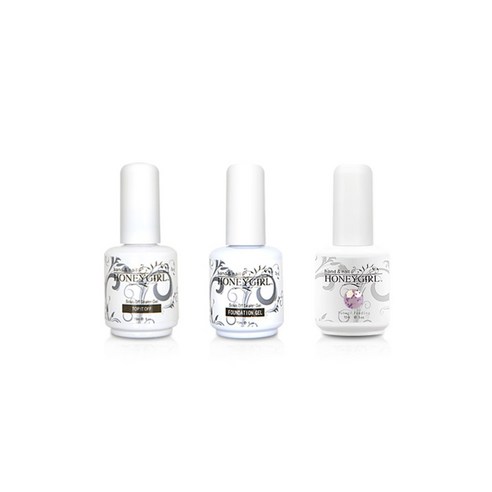 허니걸 트리플젤네일세트, 샤플리퍼플벨, 15ml