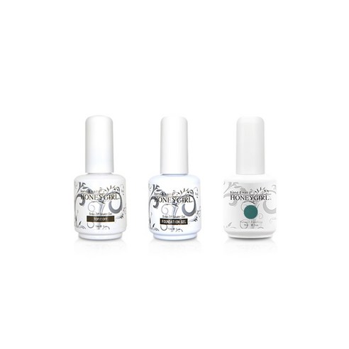 허니걸 트리플젤네일세트, 클럼딤미디움아쿠아마린, 15ml