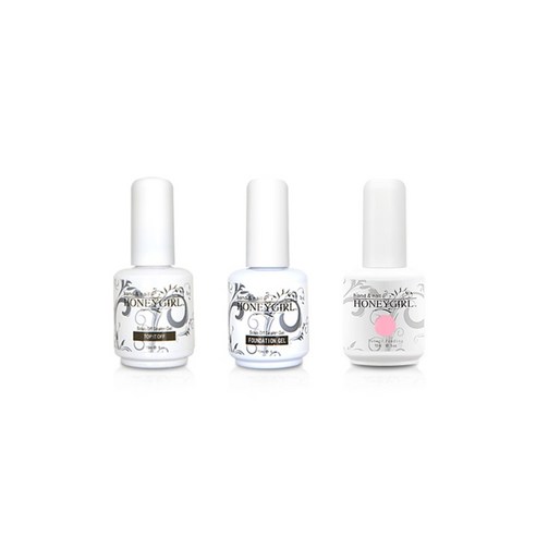 허니걸 트리플젤네일세트, 모노베이비핑크, 15ml