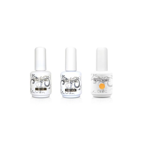 허니걸 트리플젤네일세트, 샤인리얼망고, 15ml