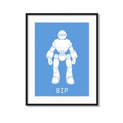 로봇 그림 아이방 인테리어 액자, ROBOT3