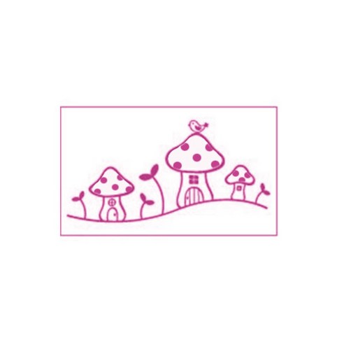 데코사랑 그래픽스티커 푸키라인 A, 핫핑크