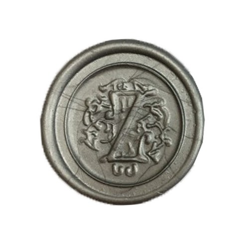 가일아트 씰 스티커 실버 알파벳, 도안 Z( 씰스티커 12p), 1개