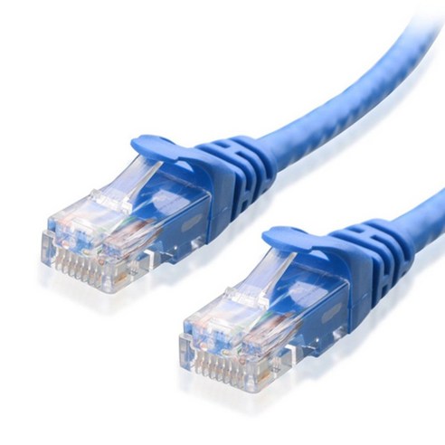 애니포트플러스 CAT.6 UTP 랜선 AP-6UTP-15M 15m, 블루, 1개