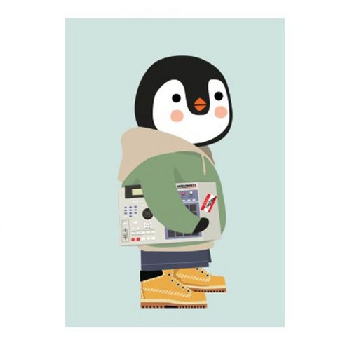 앤츠팩토리 일러스트포스터, Penguin 3