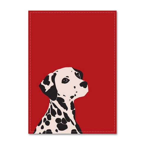 모노마니 패브릭포스터 Red Dalmatian, 혼합색상