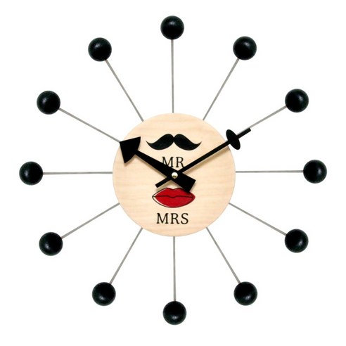 브론즈하우스 BAC-053 볼 벽시계 무소음, A