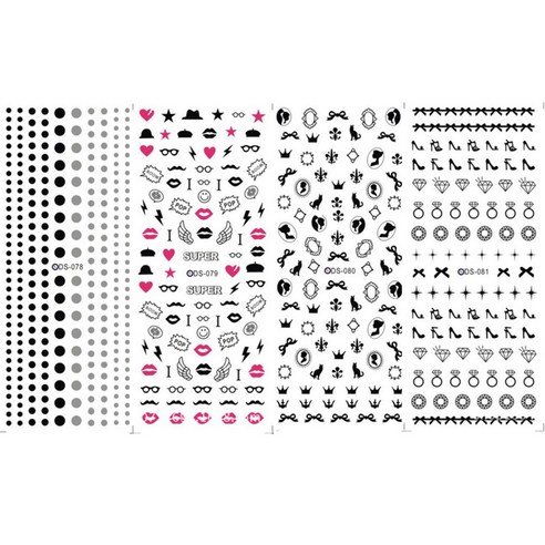 황군통상 네일스티커, DS 78~81, 1개