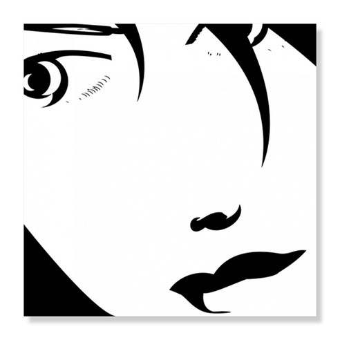 디아섹액자 벽걸이및테이플용, Woman face