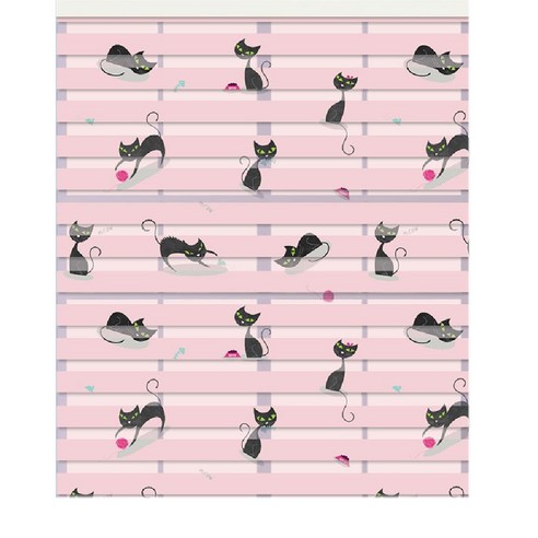 스코홈 북유럽 감성 콤비 블라인드 170, Cat (핑크)