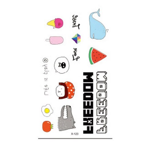 허니걸 타투, X-123, 5개