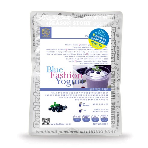 더블데이 블루패션 요거트파우더 800g, 1개, 1개입