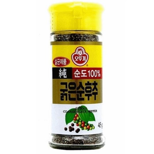 오뚜기 굵은순후추, 45g, 3개