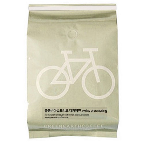 그린어쓰 Micro 로스팅 콜롬비아슈프리모 디카페인 swiss processing 원두커피, 500g, 1개, 핸드드립+커피메이커
