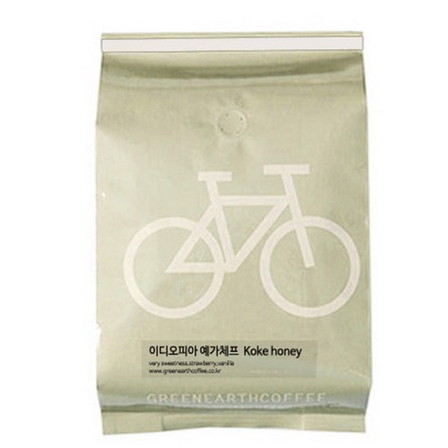그린어쓰 이디오피아 예가체프 Koke honey 원두커피, 핸드드립, 500g