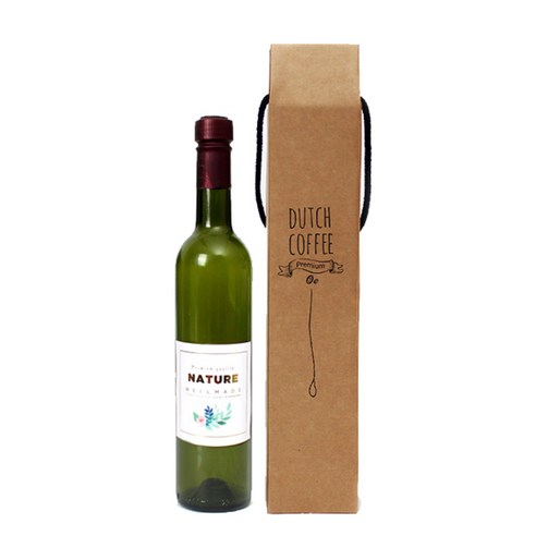 병도매닷컴 녹색 와인 스크류 500ml 3C 더치커피병 패키지 21개입, LB10, 1세트