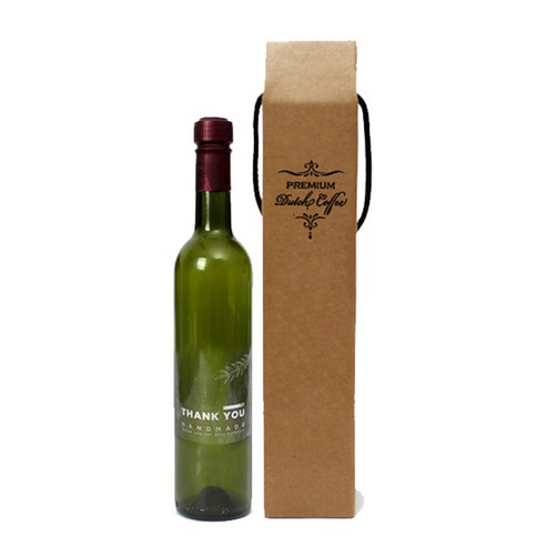 병도매닷컴 녹색 와인 스크류 500ml 2C 더치커피병 패키지 35개입, LB11, 1세트