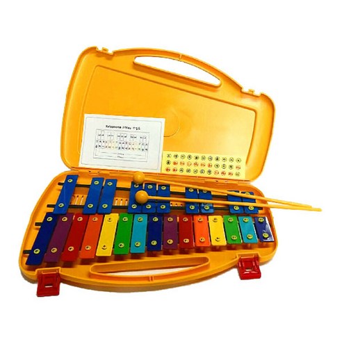 영창뮤직 곽실로폰 YX-25, 25판, 옐로우