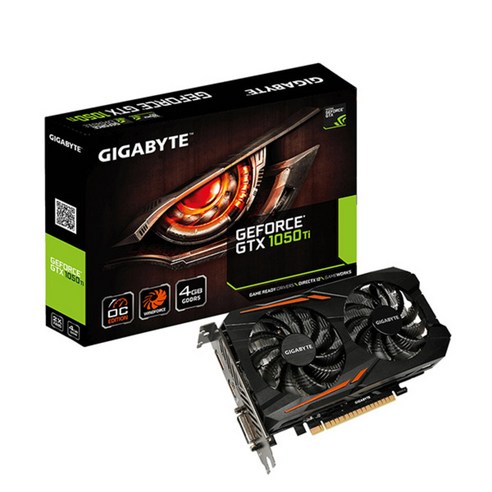 GIGABYTE 지포스 GTX1050 Ti UD2 D5 4GB WF-2X그래픽카드 (제이씨현)